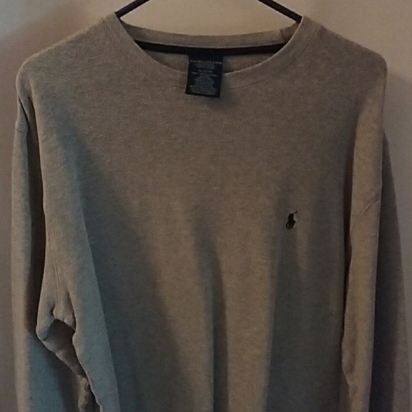 XL gray Polo Ralph Lauren long sleeved sleepwear - Picture 2 of 4